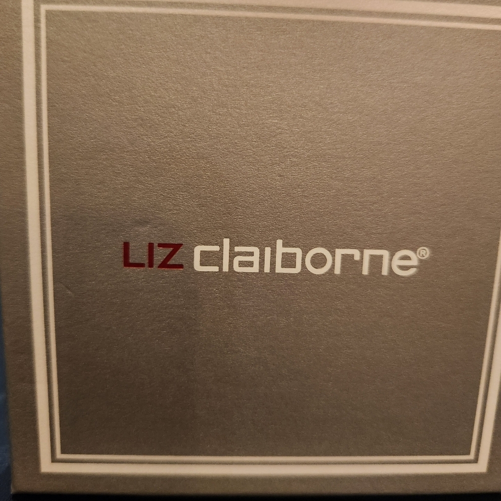 Liz Claiborne Gold Tone Enamel Yellow Pendent & Earrings